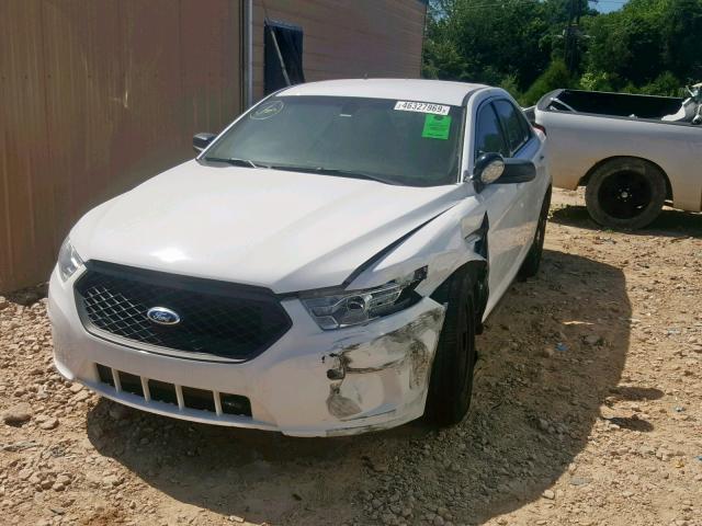 1FAHP2L80DG158045 - 2013 FORD TAURUS POL WHITE photo 2