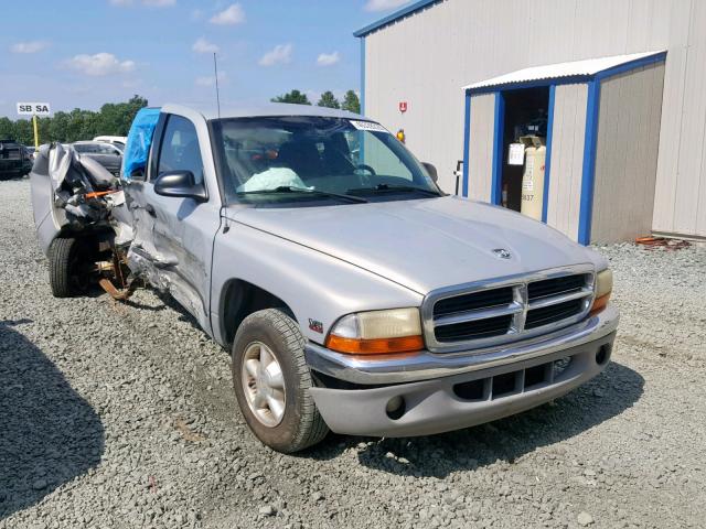 1B7GL22X2WS655351 - 1998 DODGE DAKOTA GRAY photo 1