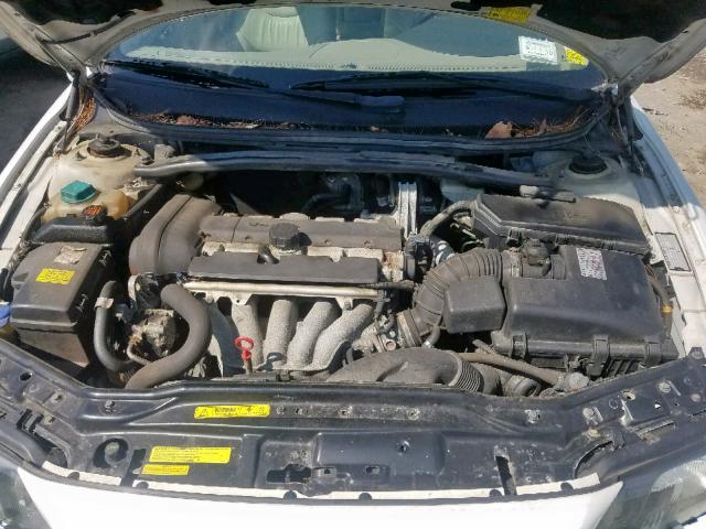 YV1RS61T342325243 - 2004 VOLVO S60 WHITE photo 7