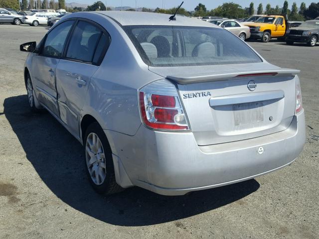 3N1AB6AP5BL682718 - 2011 NISSAN SENTRA 2.0 SILVER photo 3