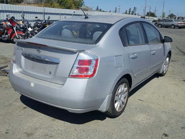 3N1AB6AP5BL682718 - 2011 NISSAN SENTRA 2.0 SILVER photo 4