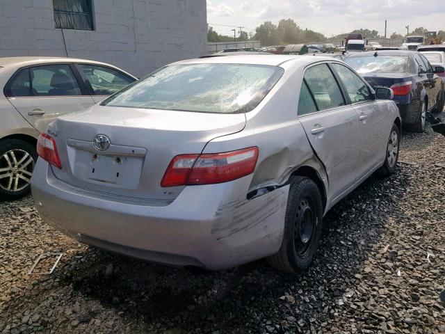 4T4BE46K69R100380 - 2009 TOYOTA CAMRY BASE SILVER photo 4