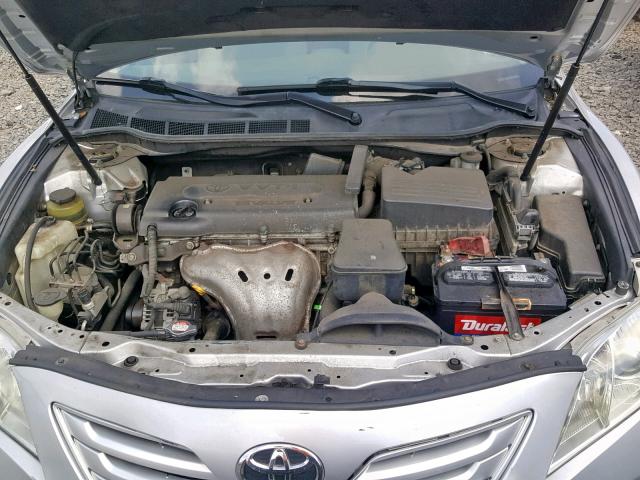 4T4BE46K69R100380 - 2009 TOYOTA CAMRY BASE SILVER photo 7
