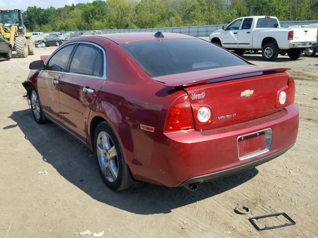 1G1ZC5E01CF270028 - 2012 CHEVROLET MALIBU 1LT ბურგუნდია ფოტო 3