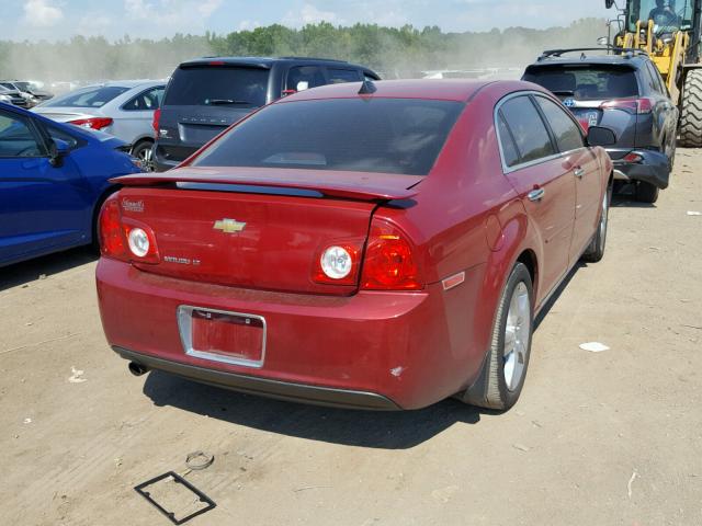1G1ZC5E01CF270028 - 2012 CHEVROLET MALIBU 1LT ბურგუნდია ფოტო 4