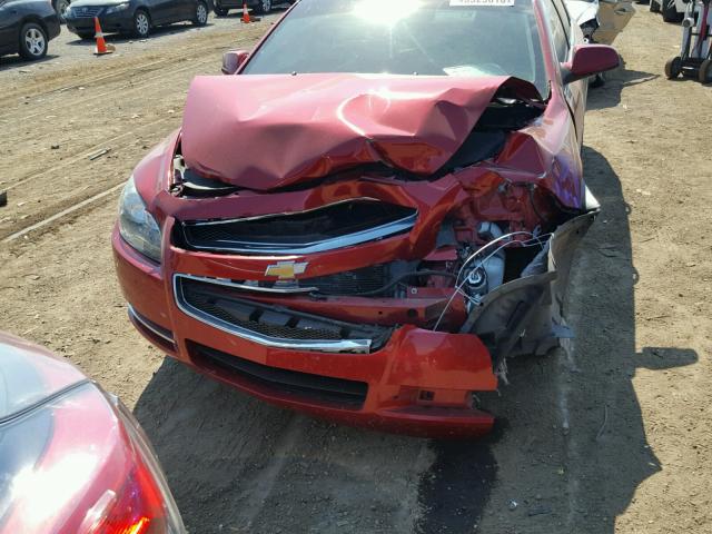 1G1ZC5E01CF270028 - 2012 CHEVROLET MALIBU 1LT ბურგუნდია ფოტო 9