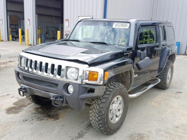 5GTDN136568189871 - 2006 HUMMER H3 BLACK photo 2