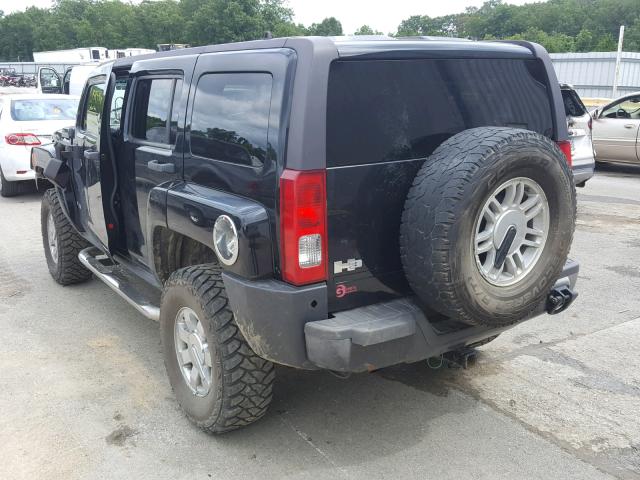 5GTDN136568189871 - 2006 HUMMER H3 BLACK photo 3