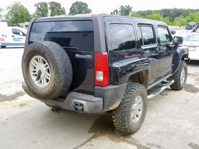 5GTDN136568189871 - 2006 HUMMER H3 BLACK photo 4