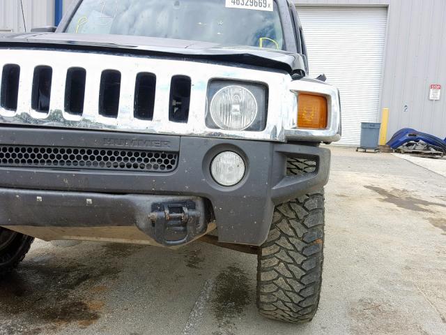 5GTDN136568189871 - 2006 HUMMER H3 BLACK photo 9