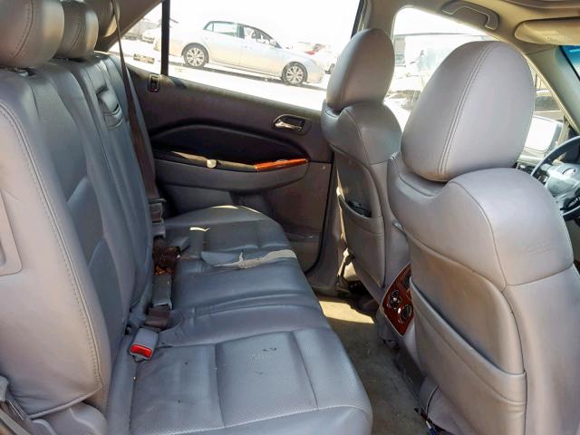 2HNYD18833H531923 - 2003 ACURA MDX TOURIN GRAY photo 6