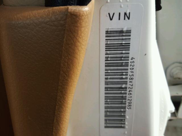 4S2DF58X724612985 - 2002 ISUZU AXIOM XS Ağ foto 10