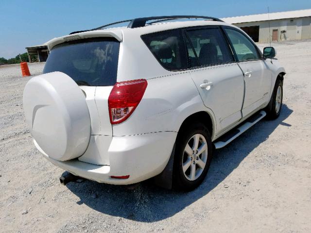 JTMZD31V785089085 - 2008 TOYOTA RAV4 LIMIT WHITE photo 4