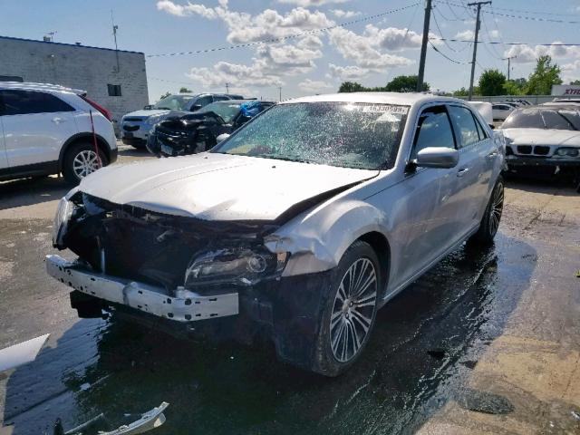 2C3CCADT3CH115601 - 2012 CHRYSLER 300 S SILVER photo 2