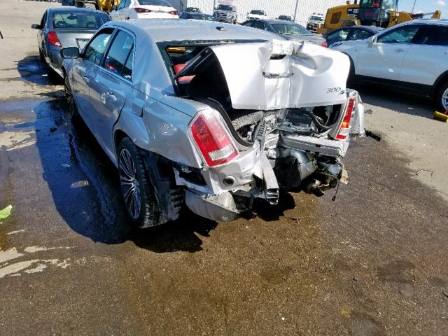 2C3CCADT3CH115601 - 2012 CHRYSLER 300 S SILVER photo 3