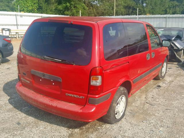 1GNDU03E7YD207056 - 2000 CHEVROLET VENTURE RED photo 4