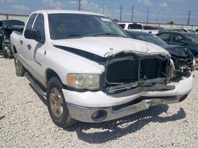 1D7HA18NX5S327951 - 2005 DODGE RAM 1500 S WHITE photo 1