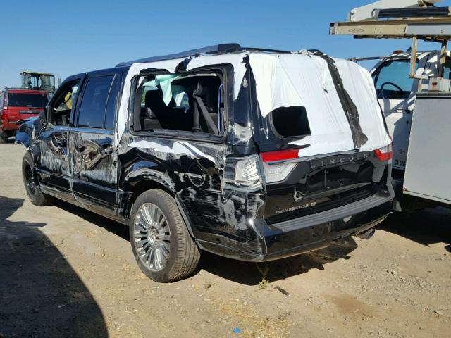 5LMJJ3JT1HEL13139 - 2017 LINCOLN NAVIGATOR Czarny zdjęcie 3
