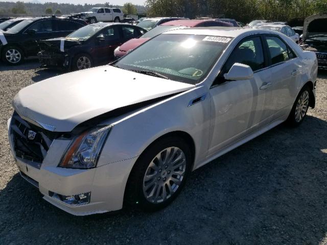 1G6DS5ED8B0167913 - 2011 CADILLAC CTS PREMIU WHITE photo 2