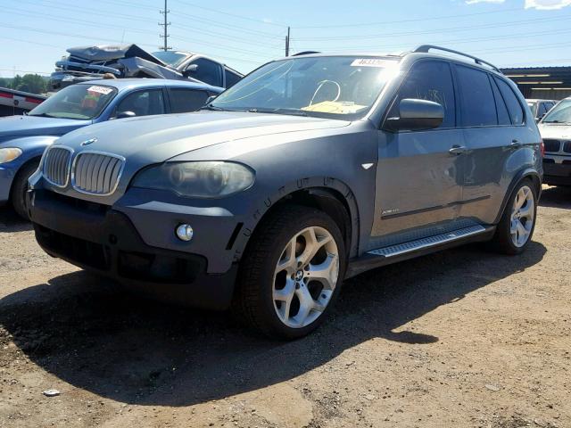 5UXFE835X9L168045 - 2009 BMW X5 XDRIVE4 GRAY photo 2