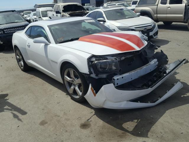 2G1FK1EJ8C9176888 - 2012 CHEVROLET CAMARO 2SS WHITE photo 1