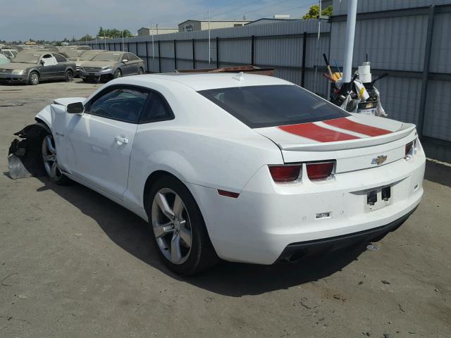 2G1FK1EJ8C9176888 - 2012 CHEVROLET CAMARO 2SS WHITE photo 3