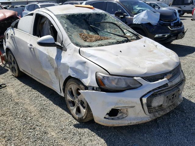 1G1JF5SB8H4129292 - 2017 CHEVROLET SONIC PREM WHITE photo 1