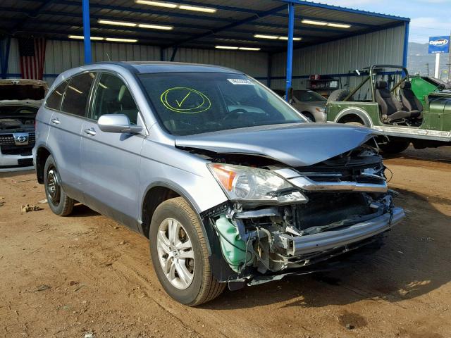 5J6RE3H78BL005745 - 2011 HONDA CR-V EXL BLUE photo 1