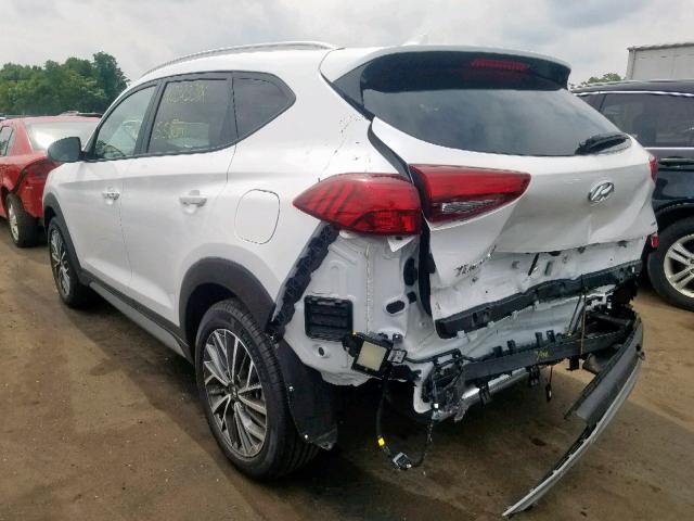 KM8J3CAL4KU900526 - 2019 HYUNDAI TUCSON LIM WHITE photo 3