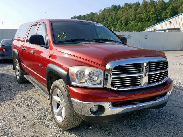 1D7HU18207S231617 - 2007 DODGE RAM 1500 S MAROON photo 1