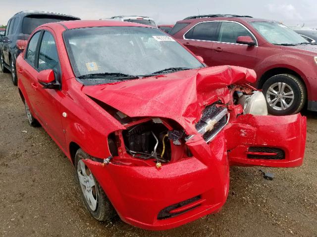 KL1TD56688B120355 - 2008 CHEVROLET AVEO BASE Qırmızı foto 1
