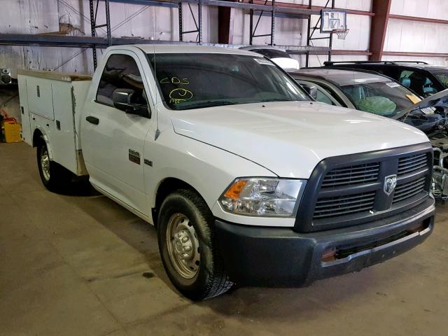 3C7WD4AT8CG317574 - 2012 DODGE RAM 2500 S თეთრი ფოტო 1