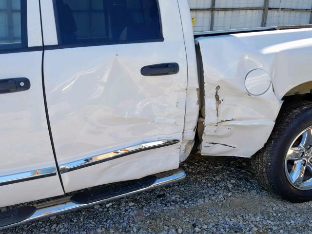 1D7HA18287S104493 - 2007 DODGE RAM 1500 S WHITE photo 9