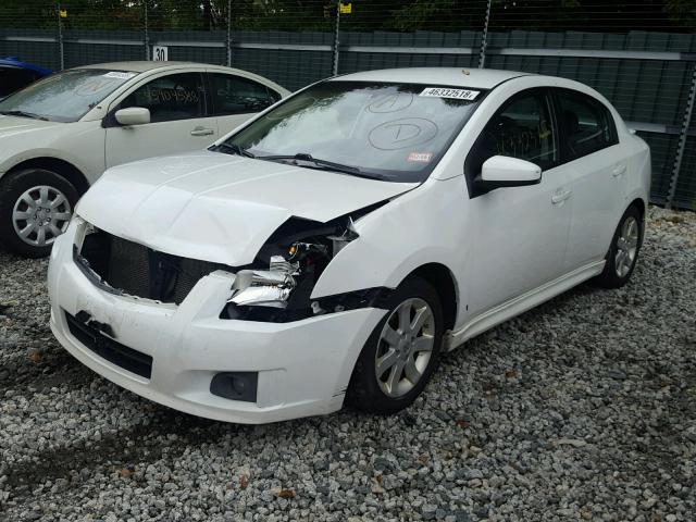 3N1AB6AP7BL635769 - 2011 NISSAN SENTRA 2.0 WHITE photo 2