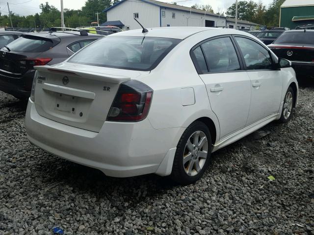 3N1AB6AP7BL635769 - 2011 NISSAN SENTRA 2.0 WHITE photo 4