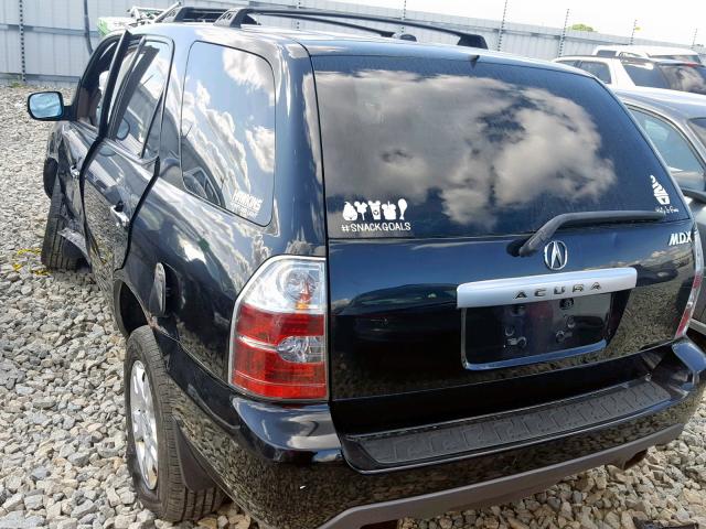 2HNYD18625H546902 - 2005 ACURA MDX TOURIN BLACK photo 3