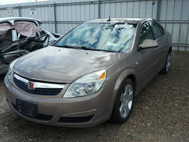 1G8ZS57N57F178004 - 2007 SATURN AURA XE BROWN photo 2