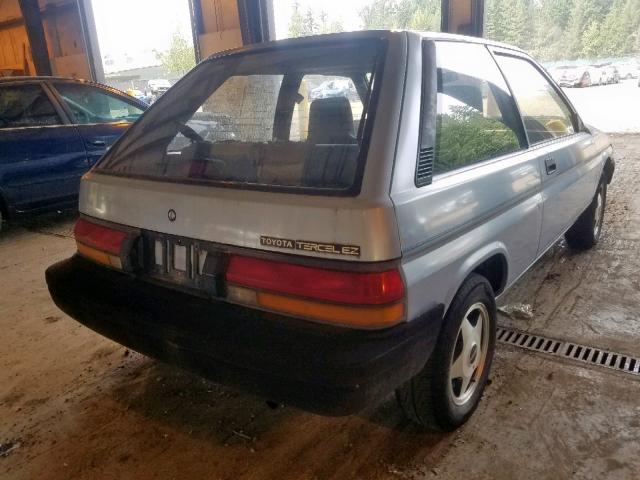 JT2EL36M3L0576039 - 1990 TOYOTA TERCEL EZ BLUE photo 4