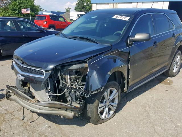 2GNALAEK4E6255011 - 2014 CHEVROLET EQUINOX LS BLACK photo 2