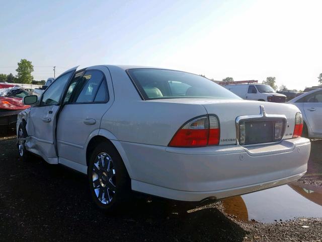 1LNHM87A05Y651864 - 2005 LINCOLN LS WHITE photo 3