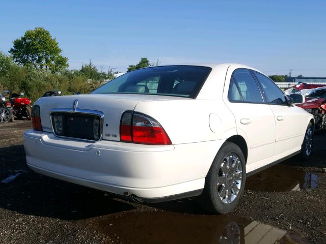 1LNHM87A05Y651864 - 2005 LINCOLN LS WHITE photo 4