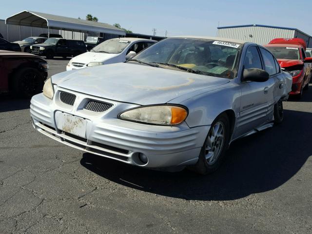 1G2NF52T31M549067 - 2001 PONTIAC GRAND AM S SILVER photo 2