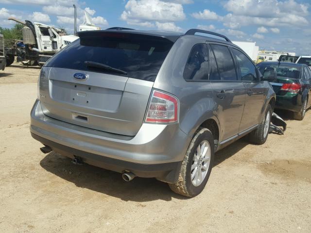 2FMDK36C38BB09508 - 2008 FORD EDGE SE SILVER photo 4