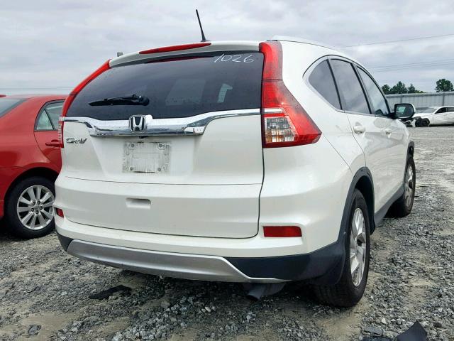 5J6RM3H74GL031026 - 2016 HONDA CR-V EXL WHITE photo 4