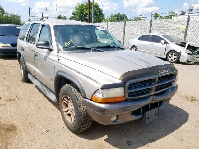 1B4HR38NX2F153749 - 2002 DODGE DURANGO SP SILVER photo 1