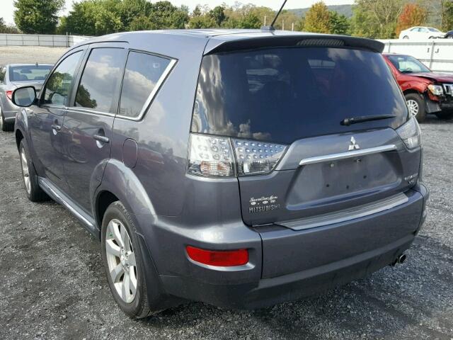 JA4JT5AX7AZ002324 - 2010 MITSUBISHI OUTLANDER GRAY photo 3