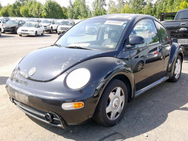 3VWBB61C9WM021138 - 1998 VOLKSWAGEN NEW BEETLE შავი ფოტო 2