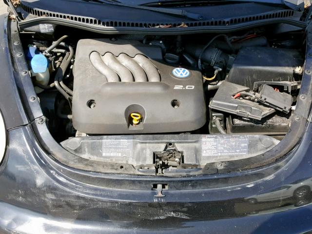 3VWBB61C9WM021138 - 1998 VOLKSWAGEN NEW BEETLE შავი ფოტო 7