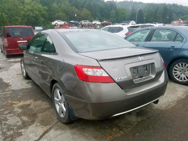 2HGFG12978H574448 - 2008 HONDA CIVIC EXL 灰色 照片 3