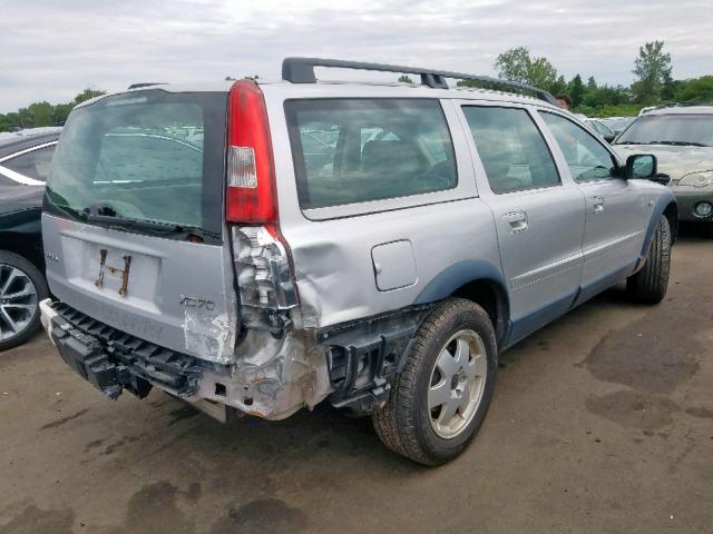 YV1SZ59H541124151 - 2004 VOLVO XC70 GRAY photo 4